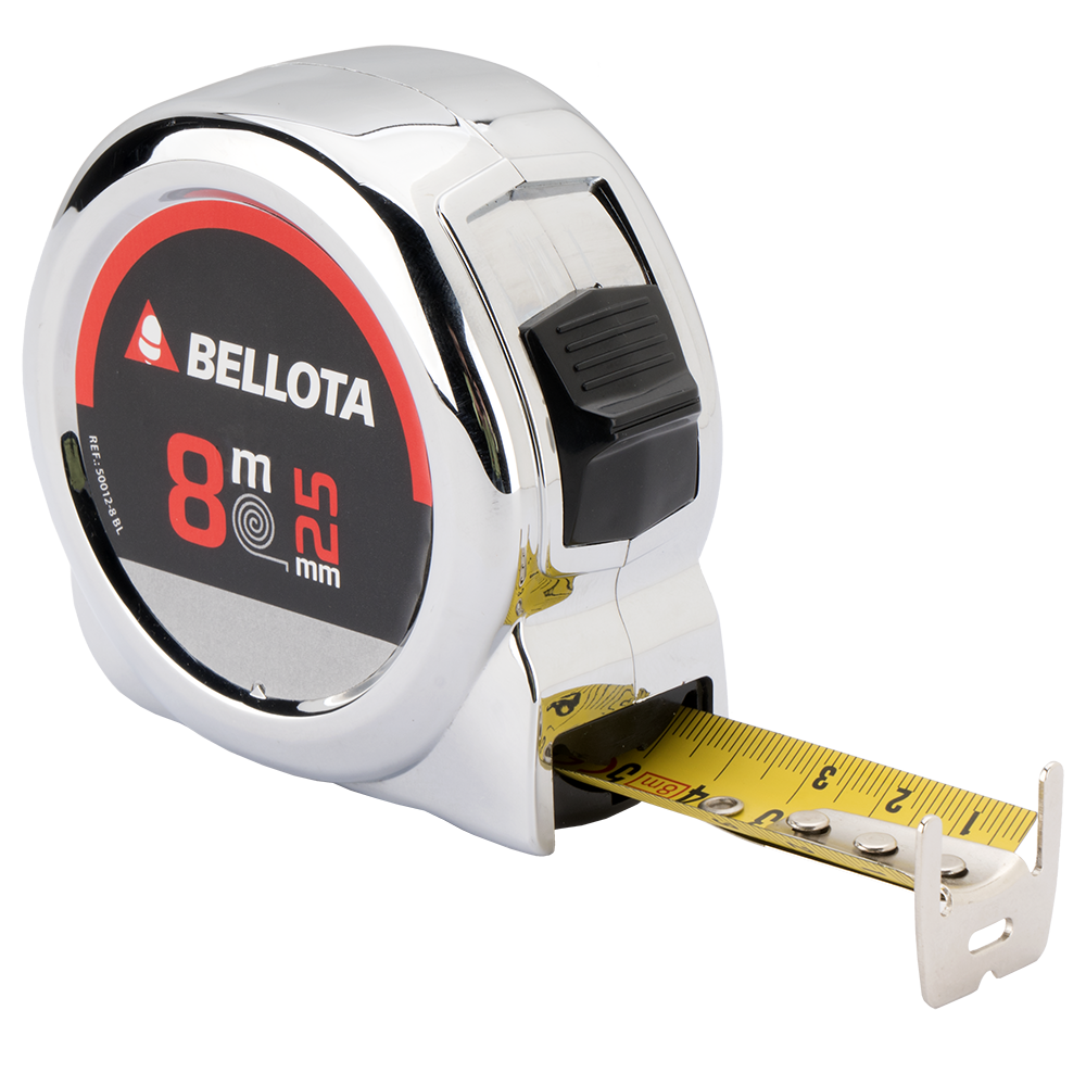 FLEXÓMETRO BELLOTA CROMO 8 x 25 (50006-825)(H)