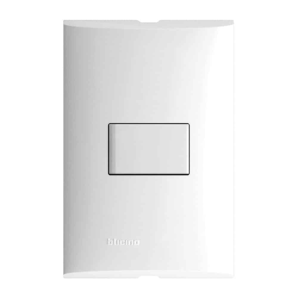 BTICINO PLACA FORZA C/1 INTERRUPTOR SENCILLO BLANCO (FZA511) (E)