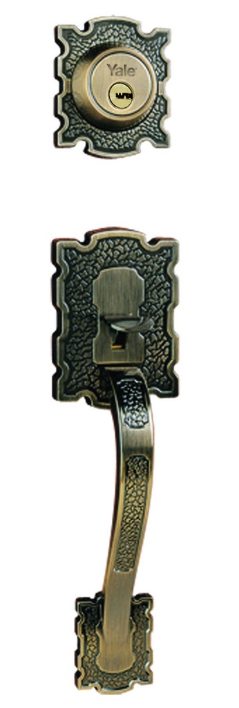 GATILLO YALE CARIBE LLAVE-LLAVE LATÓN ANTIGUO (MX87554)