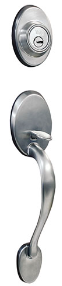 GATILLO YALE DENVER AS LLAVE-LLAVE NÍQUEL SATINADO (MX87343)