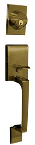 GATILLO YALE NÁPOLES LLAVE-LLAVE LATÓN ANTIGUO (MX88372)