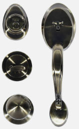 GATILLO YALE VENECIA LLAVE-MARIPOSA LATÓN ANTIGUO (MX80874)