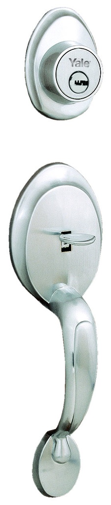 GATILLO YALE VENECIA LLAVE-LLAVE NÍQUEL SATINADO (MX80875)