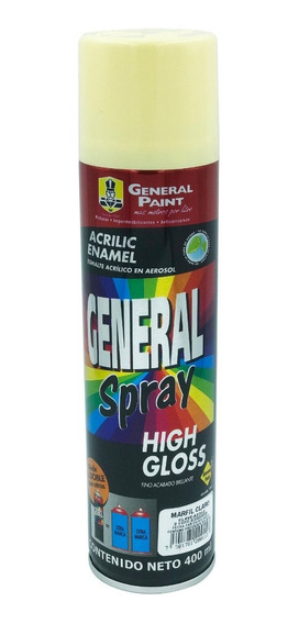 AEROSOL GENERAL PAINT MARFIL CLARO 400ML (A2312)(E)