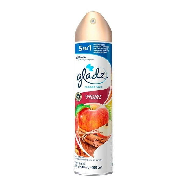GLADE AEROSOL MANZANA CANELA 400 ML