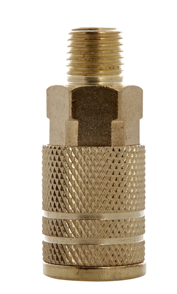 GONI COPLE RÁPIDO TIPO MACHO CONEXIÓN DE 1/4" (41019) (H)