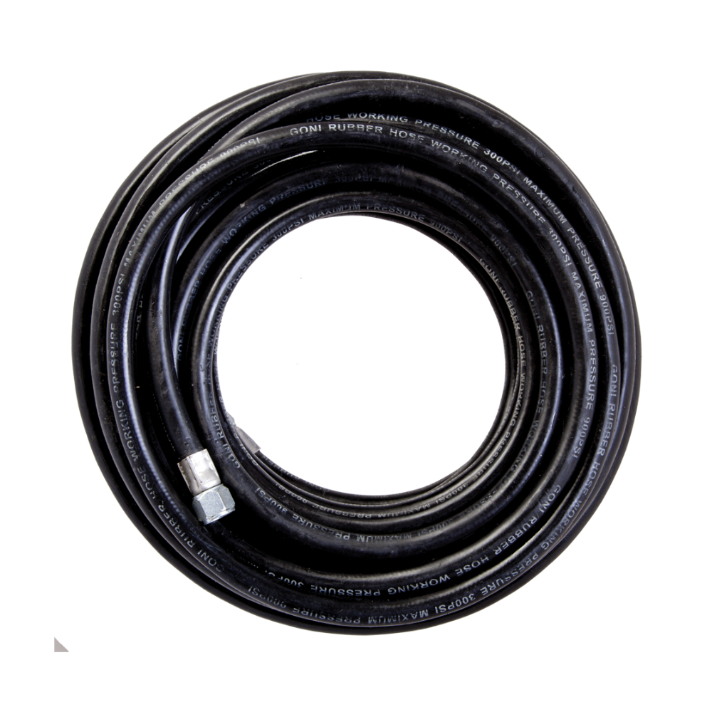 GONI MANGUERA USO RUDO 3/8" MACHO NEGRA 15M (198)