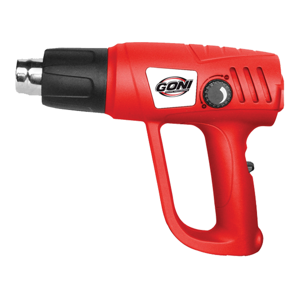 GONI PISTOLA CALOR C/REGULADOR DE TEMPERATURA C/ACCESORIOS (2704)