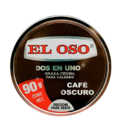 GRASA CREMA OSO CAFÉ OSCURO 90GR