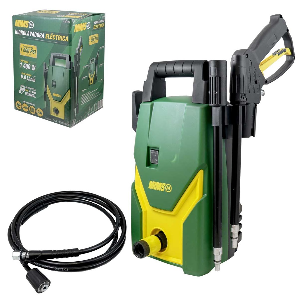 HIDROLAVADORA WESTON ELÉCTRICA 1600PSI (CW-126)
