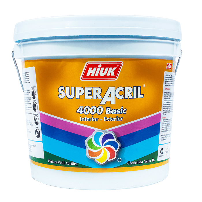 HIUK SUPERACRIL 4000 BERENJENA 4LT 8104