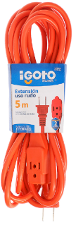 IGOTO EXTENSIÓN USO RUDO NARANJA 5M (ER13-5NA)(E)