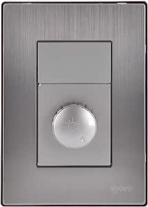 IGOTO PLACA C/DIMMER PLATA (INOX1019)(E)