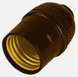 IGOTO SOCKET BAQUELITA CAFÉ (SO-P-C)(E)