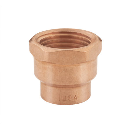 IUSA COBRE CONECTOR ROSCA INTERIOR-HEMBRA 1"(25MM) (616861)(H)