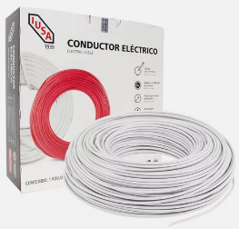 IUSA CABLE POT #14 BLANCO 100M  (301713)