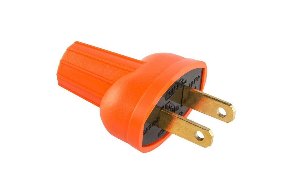 IUSA CLAVIJA 417-N OVALADA PVC NARANJA (205201)(E)