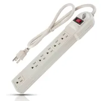 IUSA MULTICONTACTO C/5 ENTRADAS + 1 ELIMINADOR ATERRIZADO (616619)(E)