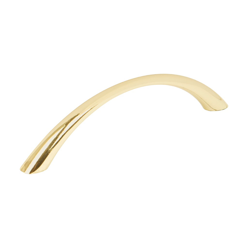 JALADERA HANDY ARCO LATÓN BRILLANTE 27MM X 96MM C/TORNILLO (7984)(E)