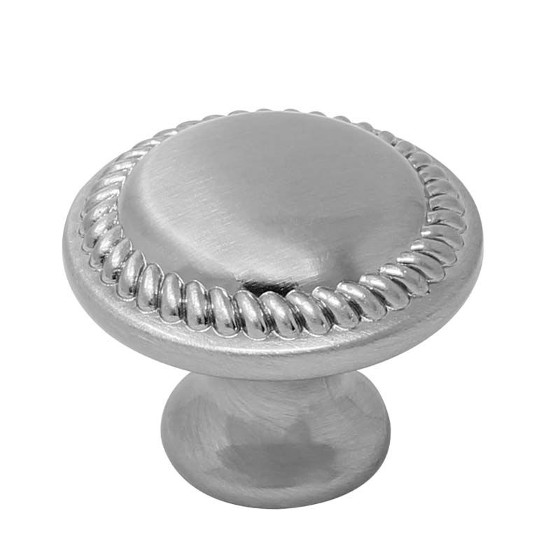 JALADERA HANDY BOTÓN CONTEMPORÁNEO NÍQUEL SATINADO 28MM X 22MM C/TORNILLO (3835)(E)