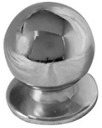 JALADERA HANDY BOTÓN CONTEMPORÁNEO NÍQUEL SATINADO 22MM X 26MM C/TORNILLO (3851)(E)