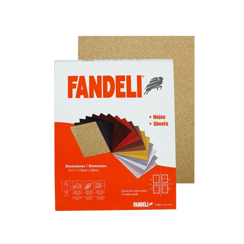 LIJA FANDELI MADERA AMERICANA D081 GRANO 40 (00057)