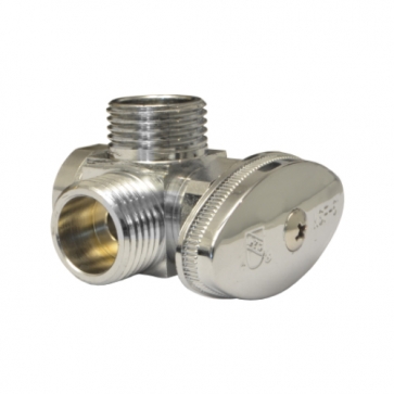 COFLEX LLAVE ANGULAR 2 SALIDAS 1/2"NPT X 1/2"M X 1/2"M (IP-137)