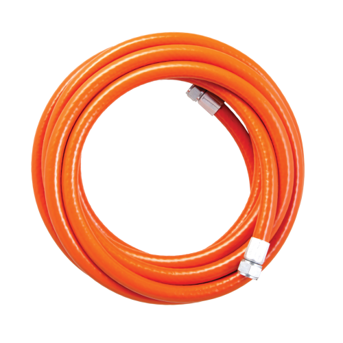 MANGUERA FRASA REFORZADA NARANJA P/AIRE CONEXIÓN 1/4 NPT 5M (MAN5)