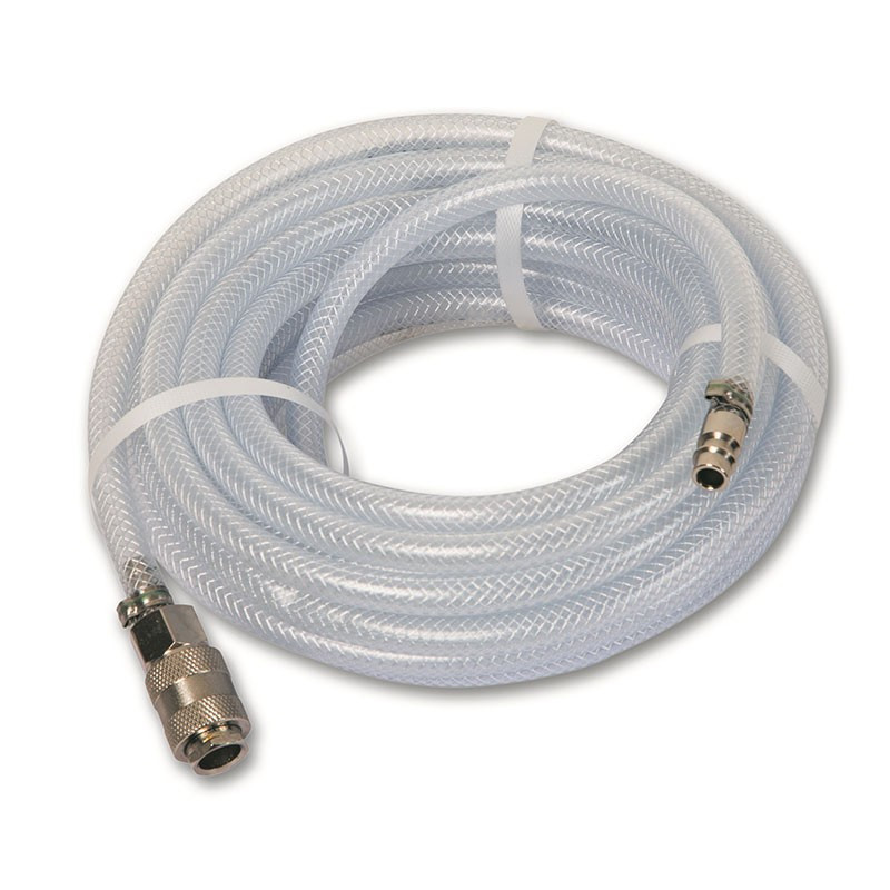 MANGUERA FRASA P/AIRE CRISTAL TRAMADA 5M CONEXIÓN 1/4 NPT (MA5)