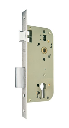 MECANISMO TESA 4030 NÍQUEL P/CERRADURA DE EMBUTIR DE PASADOR C/PICAPORTE S/MANIJA S/CILINDRO (MX86605)