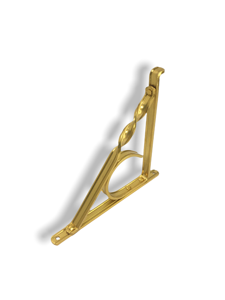 MENSULA ROCAMAR ALUMINIO-ORO 25CM (E)