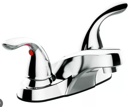 COFLEX MEZCLADORA 4" P/LAVABO CROMO (GL-D301)