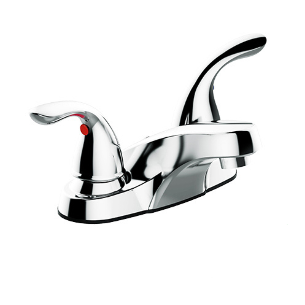 COFLEX MEZCLADORA 4" P/LAVABO CROMO (GL-D301)