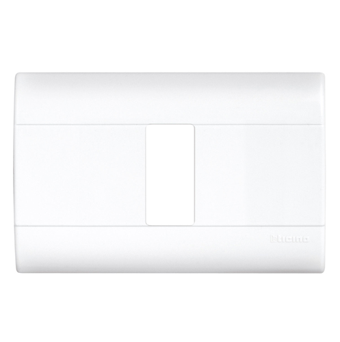 BTICINO MODUS PLACA RESINA 1V BLANCA (E5N1BN) (E)