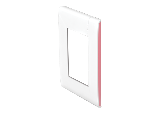 BTICINO MODUS PRO PLACA 3 VENTANA FLAMINGO (E5N3FLPTL) (E)