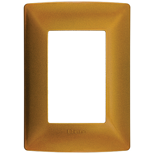 BTICINO MX PLACA LACADA 3 VENTANAS CHASIS COFRE (QZ4803M3XOC) (E)