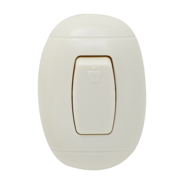 BTICINO OVAL MARFIL BOTÓN TIMBRE (P-59) (E)