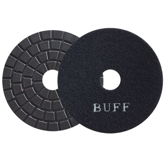 PAD DIAMANTE AUSTROMEX C/VELCRO 4" P/MÁRMOL BUFF (2767)(H)