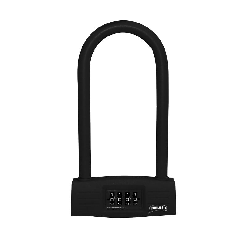 CANDADO PHILLIPS BICIGAN NEGRO BLISTER (MX3472)(H)