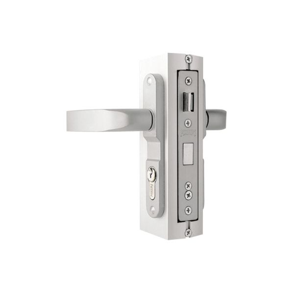 CERRADURA PHILLIPS 3055 MANIJA-MANIJA NATURAL P/ALUMINIO (MX2444)(H)