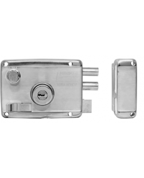 CERRADURA PHILLIPS HS-4100-AS 6 INSTAFÁCIL DERECHA ACERO INOXIDABLE SOBREPONER (MX2662)(H)