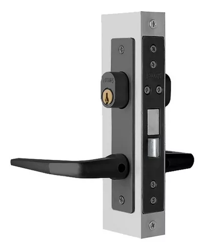 CERRADURA PHILLIPS 3050 MANIJA-MANIJA NEGRO P/ALUMINIO (MX2441)(H)