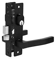 CERRADURA PHILLIPS 549 MARIPOSA-CILINDRO NEGRA P/ALUMINIO (MX3437)(H)