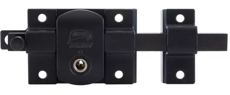 CERRADURA PHILLIPS X-900 FIJA DERECHA NEGRA TETRA LLAVE SOBREPONER (MX6922)(H)