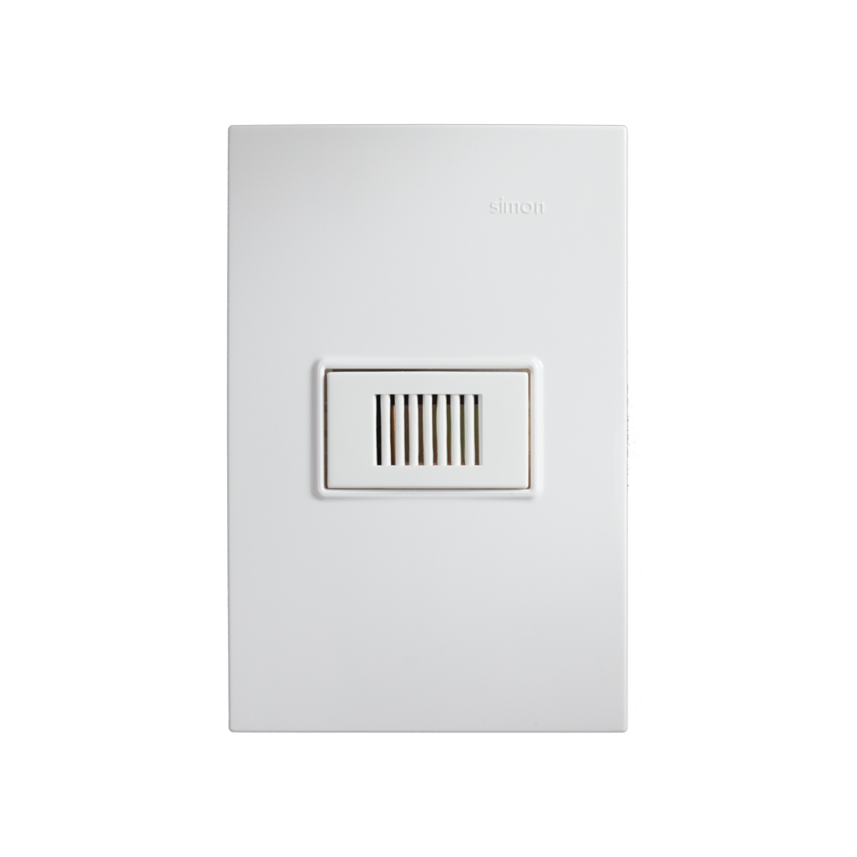 PLACA SIMON C/1 ZUMBADOR BLANCO (23806-90)(E)