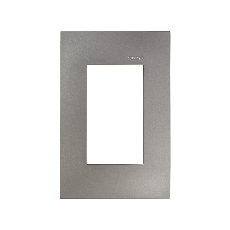 PLACA SIMON 3 VENTANAS S/CHASIS CAVA MATE (25613-64)(E)