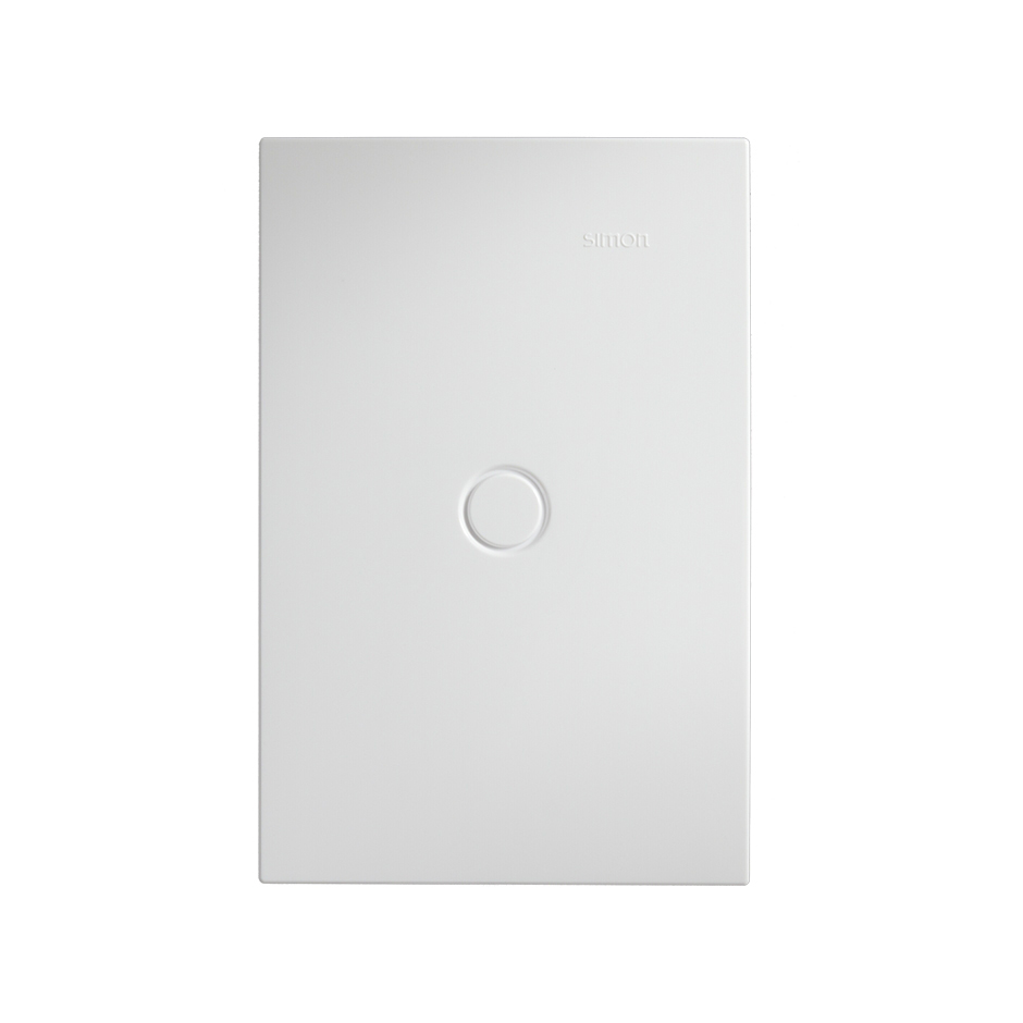 PLACA SIMON CIEGA BLANCA C/CHASIS (23600-30)(E)