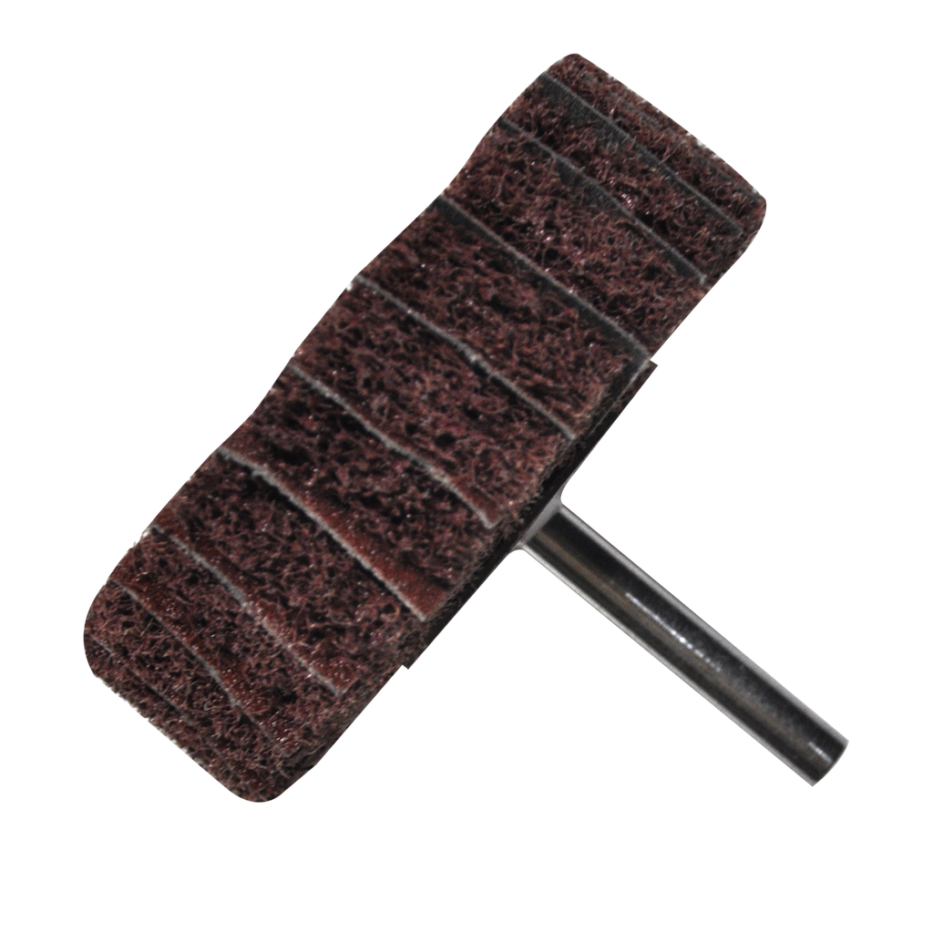 RUEDA FIBRA COMBINADA AUSTROMEX C/VÁSTAGO 3" GRANO 180 (1602)(H) DD