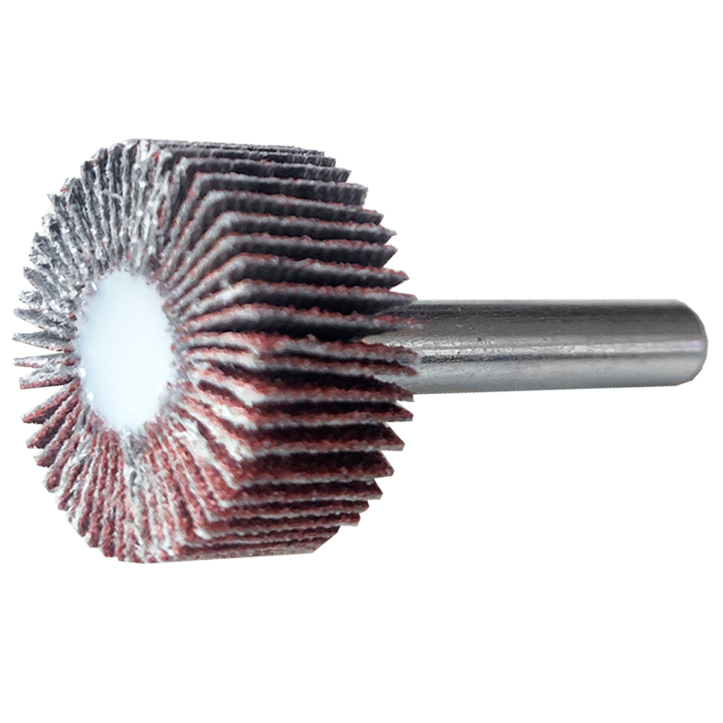 RUEDA FLAP AUSTROMEX C/VÁSTAGO 1" GRANO 80 (902)(H)