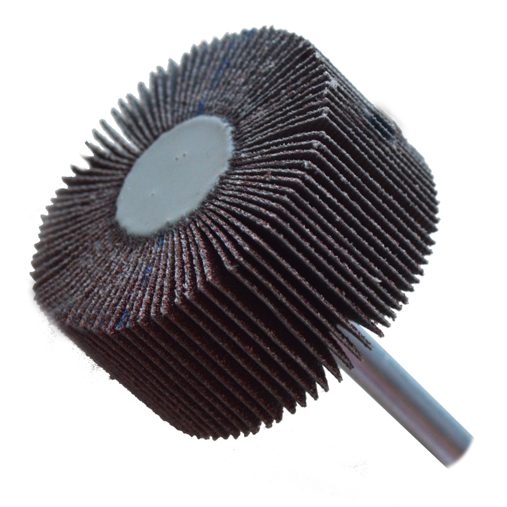 RUEDA FLAP AUSTROMEX C/VÁSTAGO 2" GRANO 80 (644)(H)